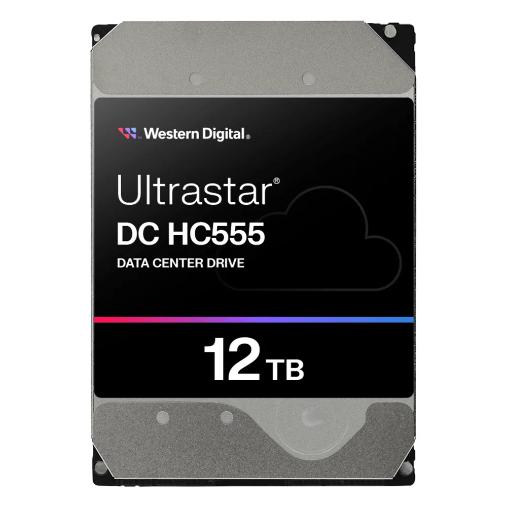 Disco Duro Enterprise 12 TB / Wester Digital (WD) / Serie Ultrastar / Recomendado para Data Center y NVRs de Alta Capacidad / Alto Performace