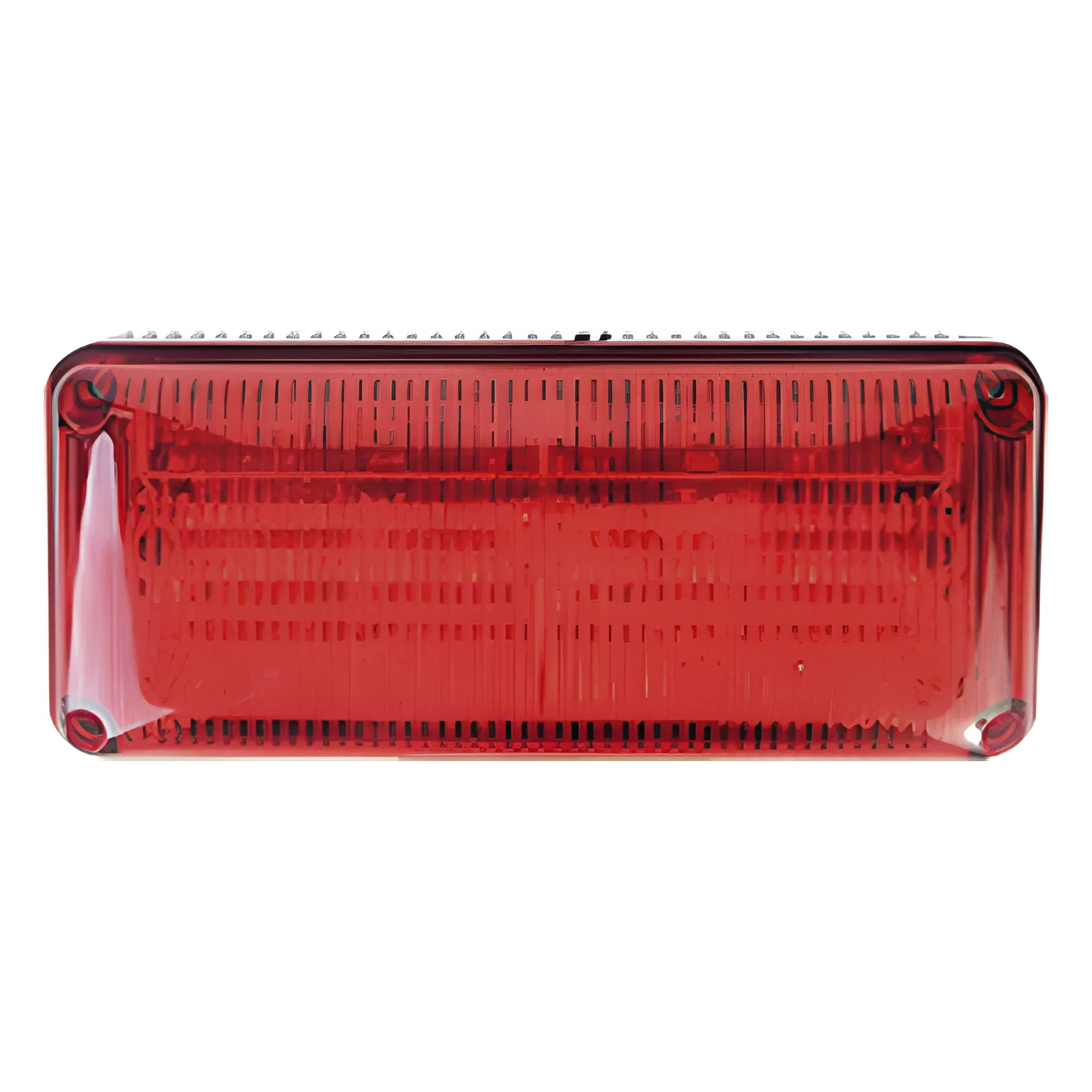 Luz de Emergencia QuadraFlare, Mica y LED Rojo, Ideal para Ambulancias