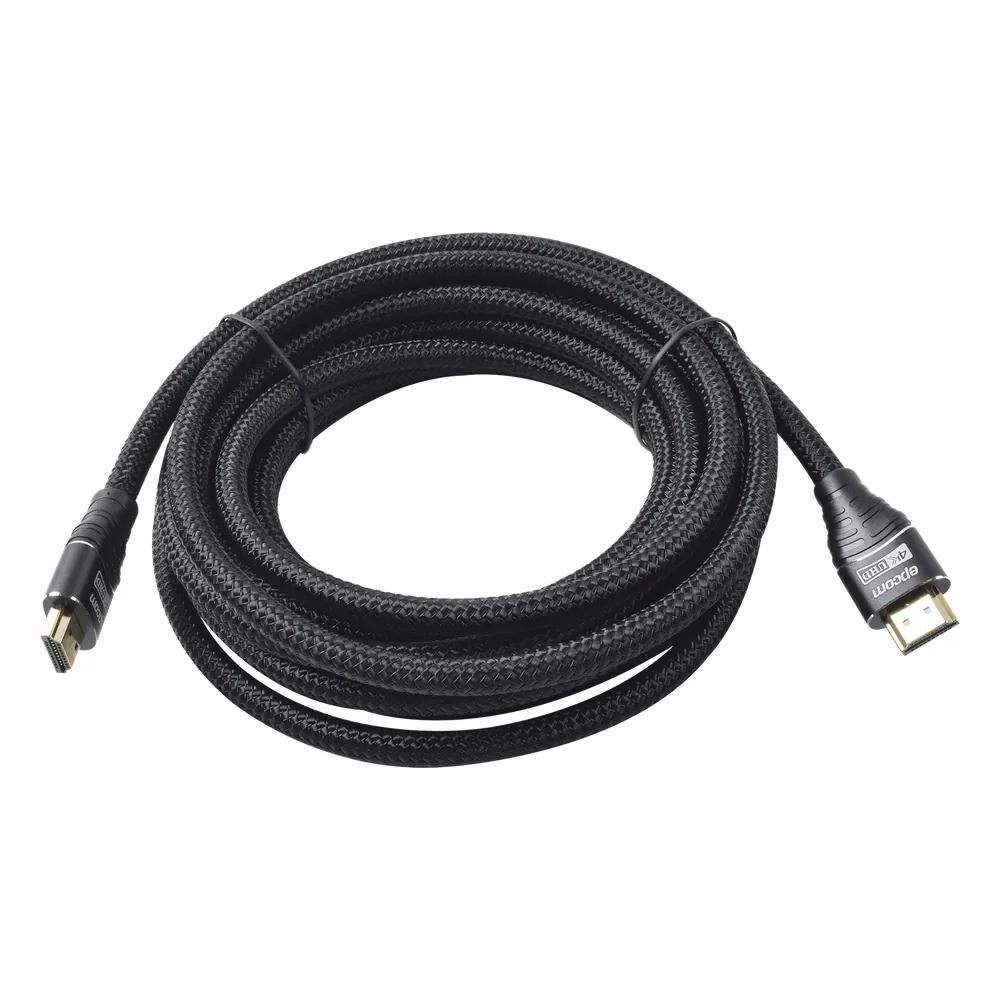 Cable HDMI Ultra-Resistente Redondo de 5m (16.4 ft) Optimizado para Resolución 4K ULTRA HD