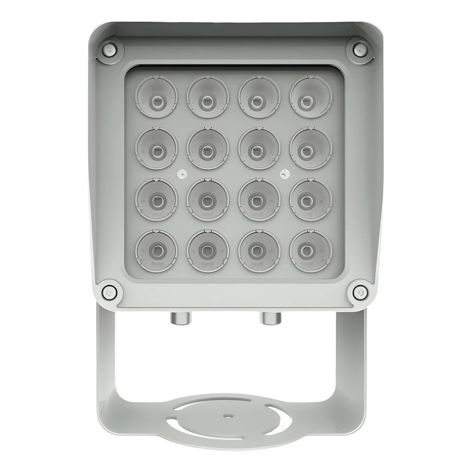Luz Estroboscópica LED Blanco / Haz Alto 16 Lámparas / Ángulo 10° / Distancia 16-25 m / IP66 Resistente / Disipador de Aluminio / Control por Baja Luminosidad / 100V-240V