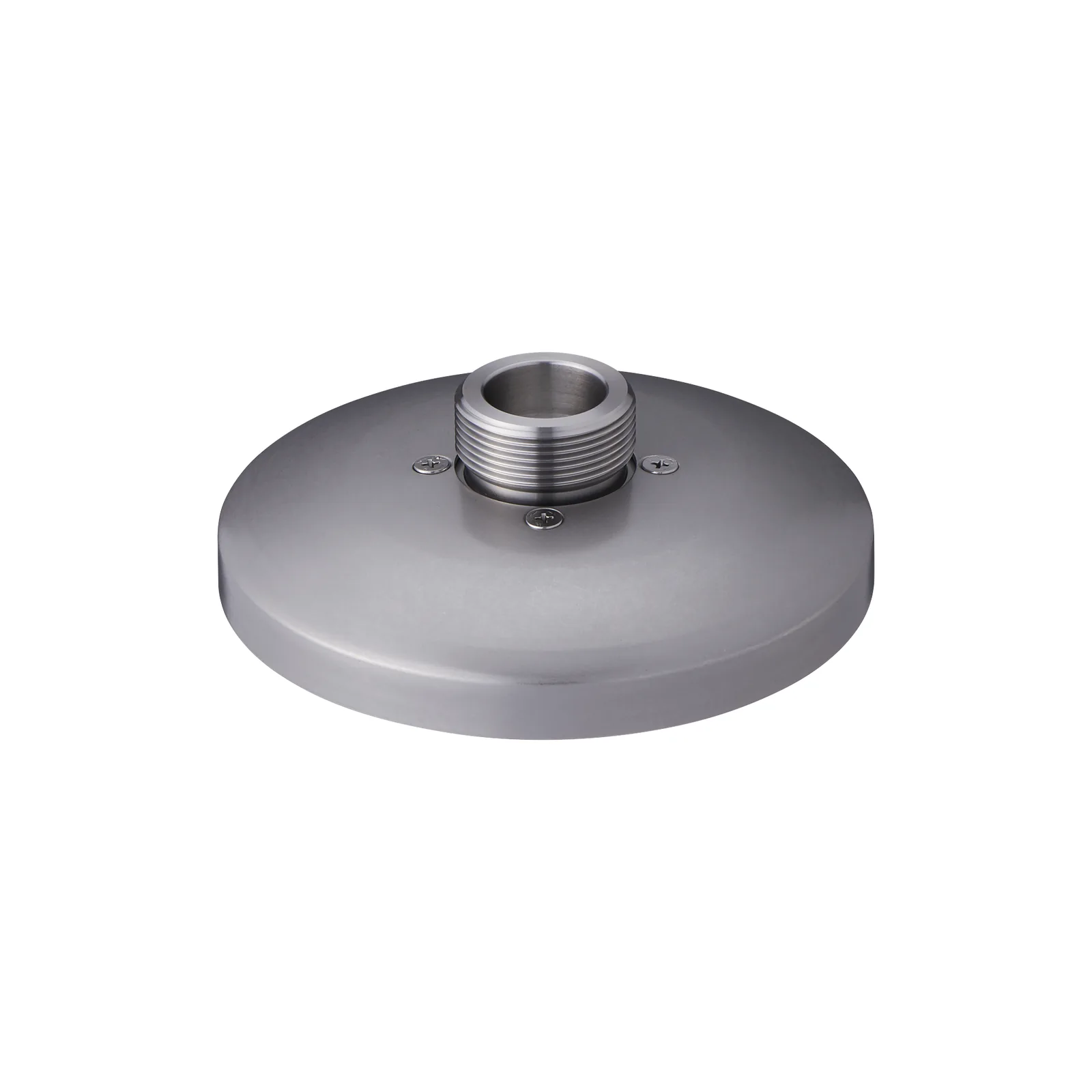 Adaptador de Acero Inoxidable tipo plato necesario para pared o techo