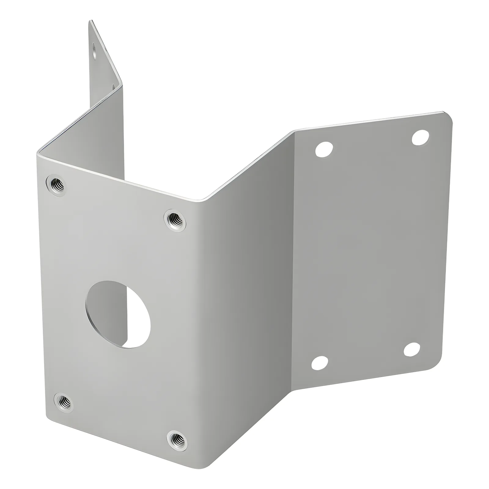 Adaptador para esquina de Acero Inoxidable para montajes Hanwha
