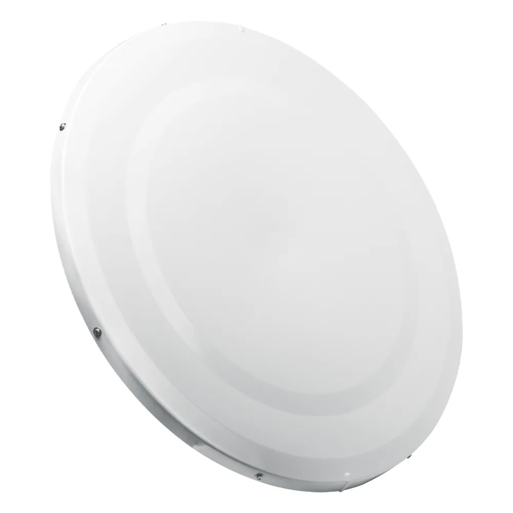 Antena Direccional de Alto Rendimiento / 32 dBi / 3 ft / 5.9-6.6 GHz / Conectores SMA Hembra Inverso / Alto Aislamiento al Ruido / Fácil Montaje con Radomo Incluido