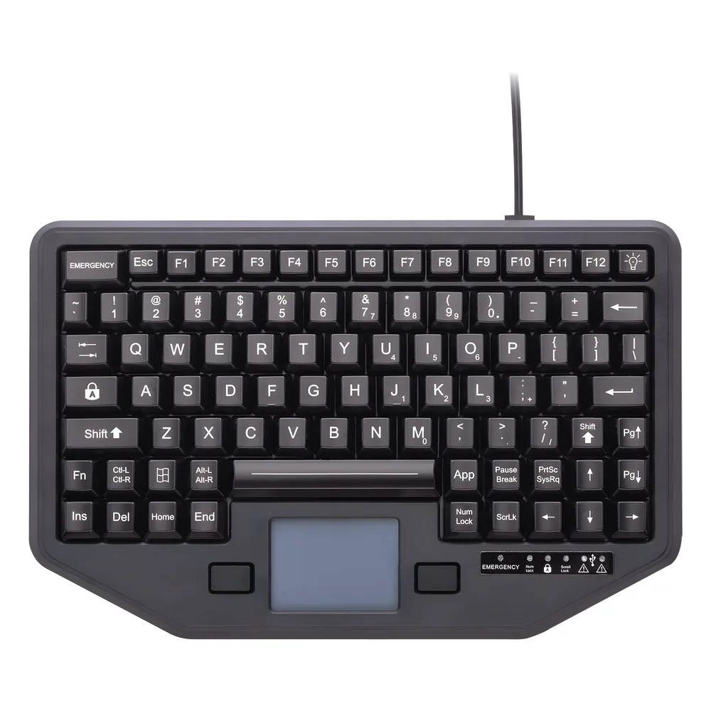 Teclado con Panel Táctil Integrado