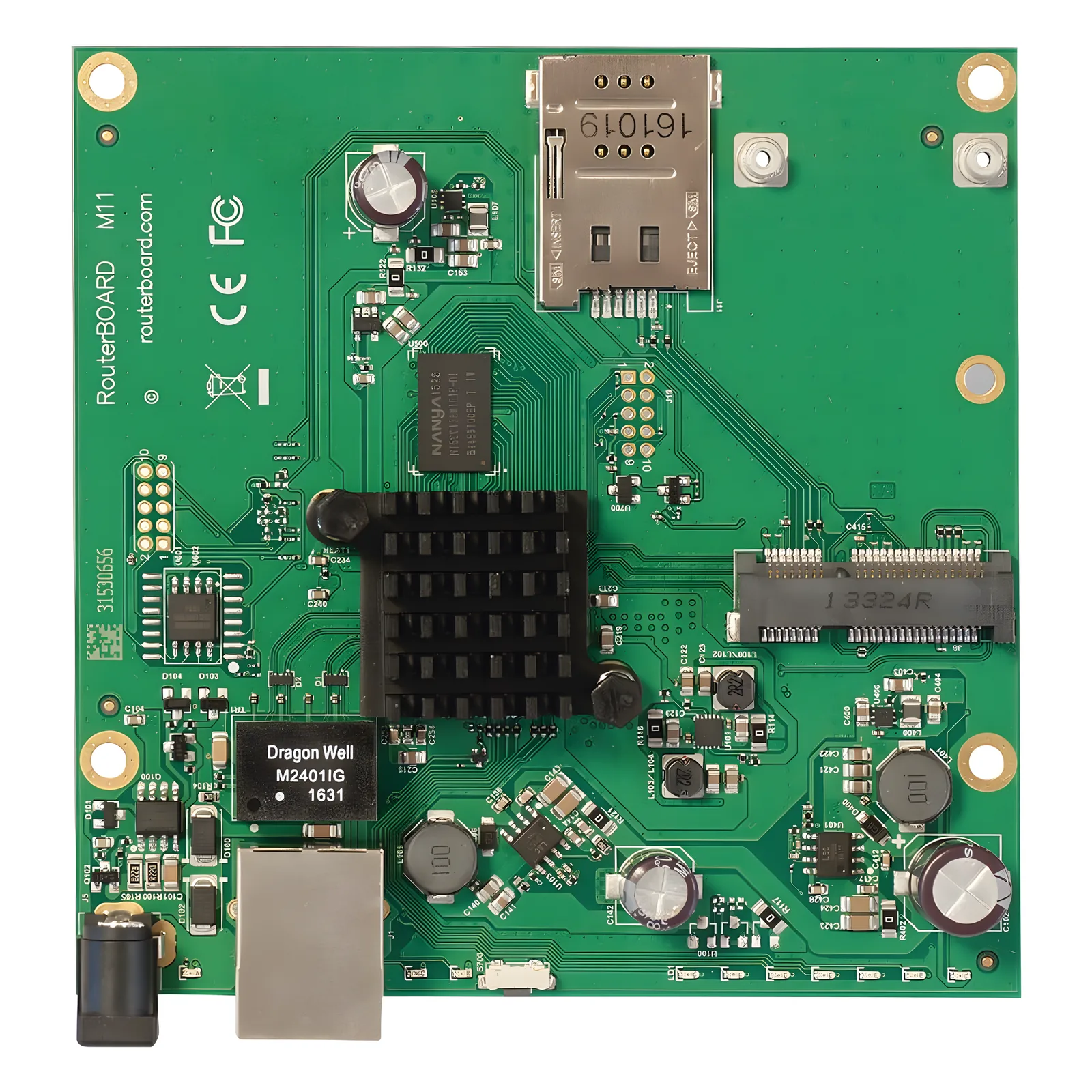 Tarjeta CPU doble núcleo a 800MHz, ranura miniPCIe para un módulo inalámbrico de su elección y ranura SIM incluida.