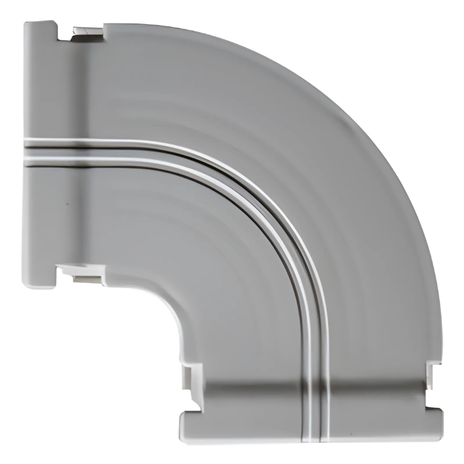 Curva horizontal 90 º color blanco para canaleta DX10000.00