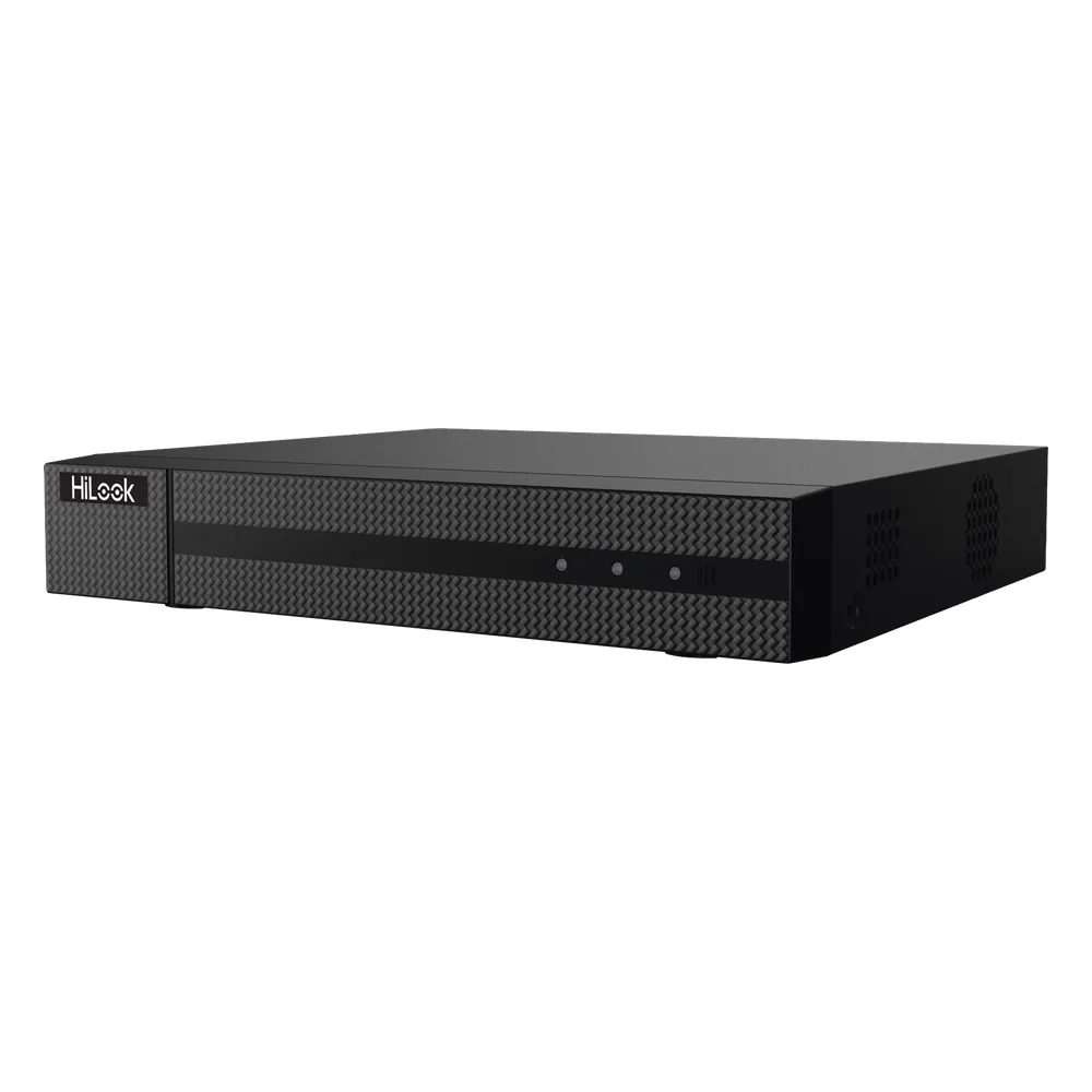 DVR 4 Megapixel Pentahíbrido / 4 Canales TURBOHD + 2 Canal IP / 1 Bahía de Disco Duro / H.265+ / 1 Canal de Audio / Audio por Coaxitron / Salida de Vídeo Full HD