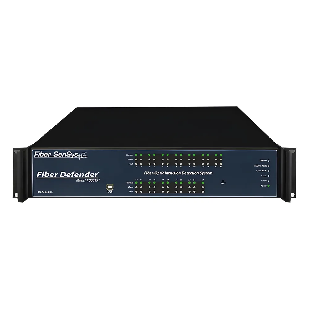 Sensor de Seguridad Perimetral por Fibra Óptica Sensitiva/ Hasta 25 Zonas/ De 0 a 800 m de protección