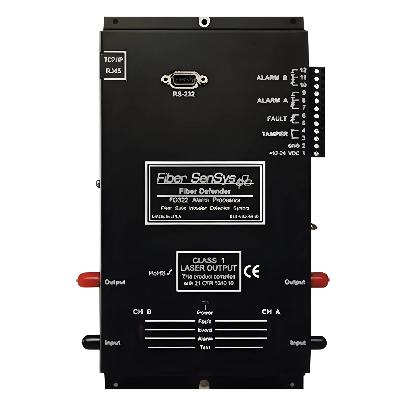 Sensor de Seguridad Perimetral de 2 Zonas/ Detección por Fibra Óptica Sensitiva/ Rango de 0 a 500 metros de protección