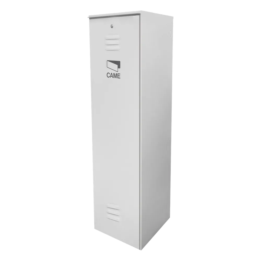 Barrera vehicular CAME / G3750 / Gabinete color blanco / sin accesorios