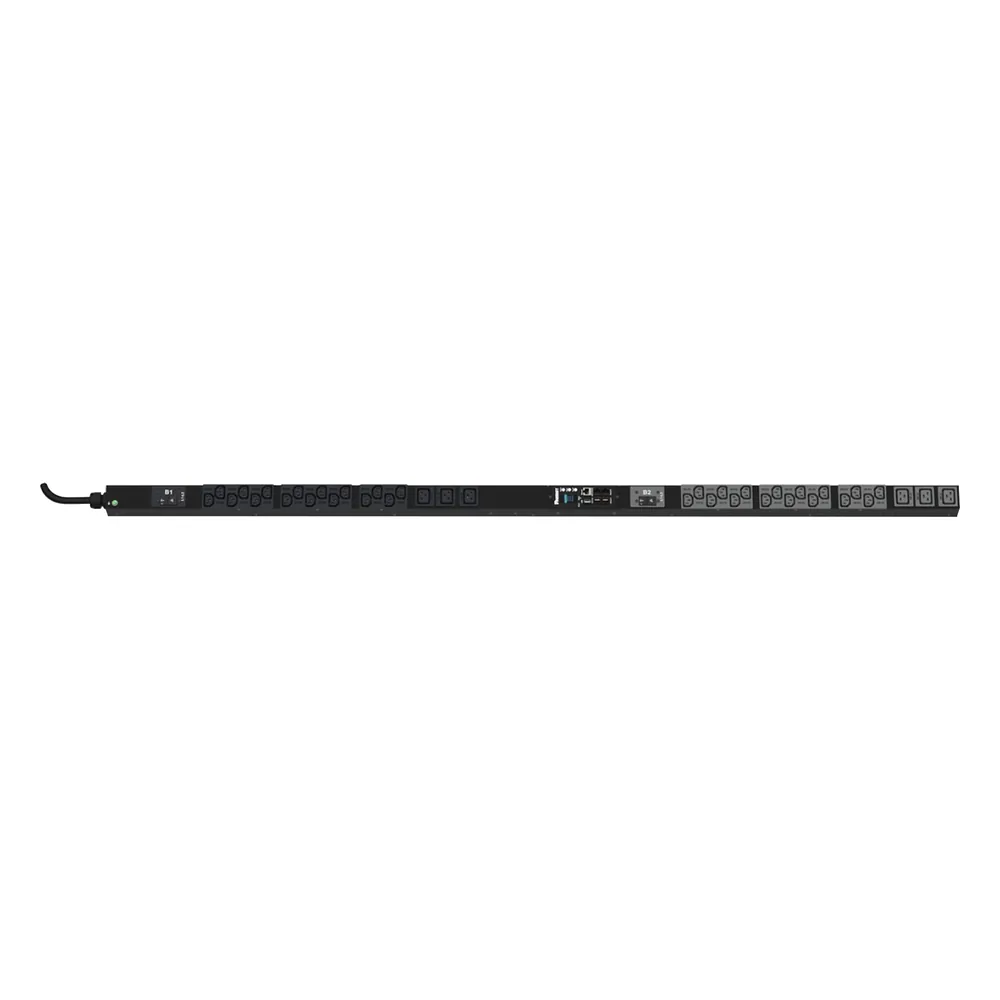 PDU Monitoreable (MI) para Distribución de Energía, Enchufe de Entrada NEMA L6-30P, Con 32 Salidas C13 y 6 C19, de Instalación Vertical, 208 Vca, 30 Amp