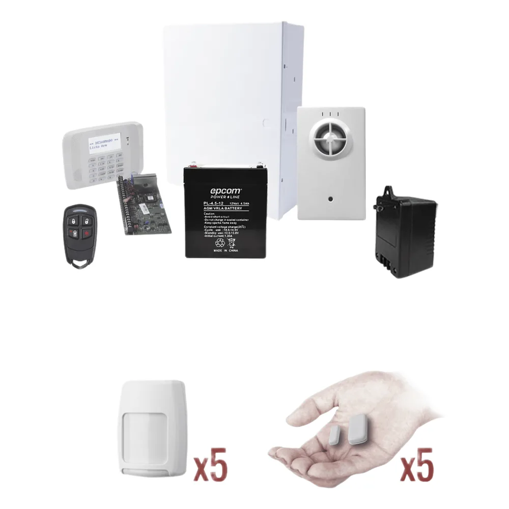 Kit de panel de alarma de intrusión VISTA-48LA con comunicador IP para zonas inalámbricas
