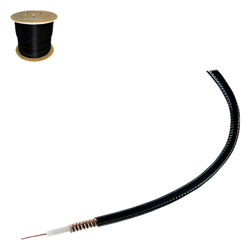 Cable Coaxial HELIAX de 1/4, Cobre Corrugado, Superflexible, Blindado, 50 Ohms, Carrete de 305 Metros (1000 Pies)