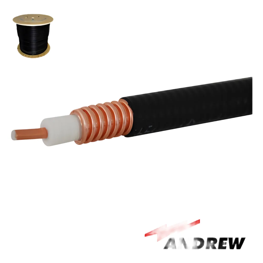 Cable Coaxial HELIAX de 1/2, Cobre Corrugado, Blindado, 50 Ohms, Carrete de 305 Metros (1000 Pies)