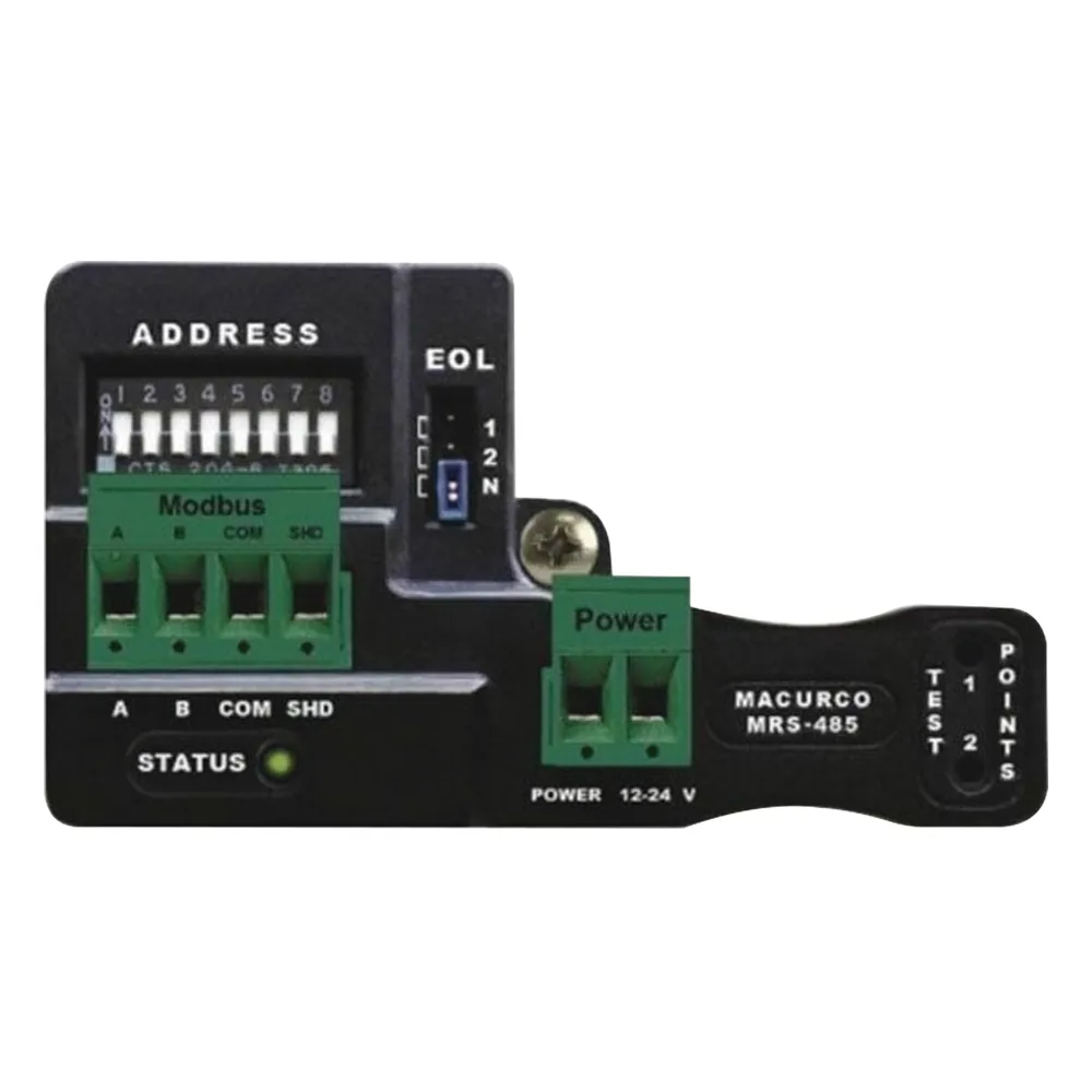 Adaptador Modbus RS-485 para usar con detectores de la serie 6 de Macurco