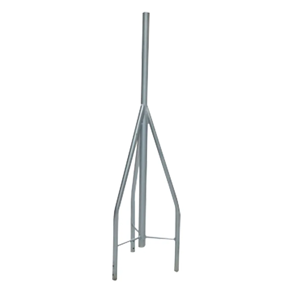 Tramo de Remate / Copete, tubo industrial 1 1/4" con tubo central 2 3/8" (Ced. 30), galvanizado por inmersión en caliente.