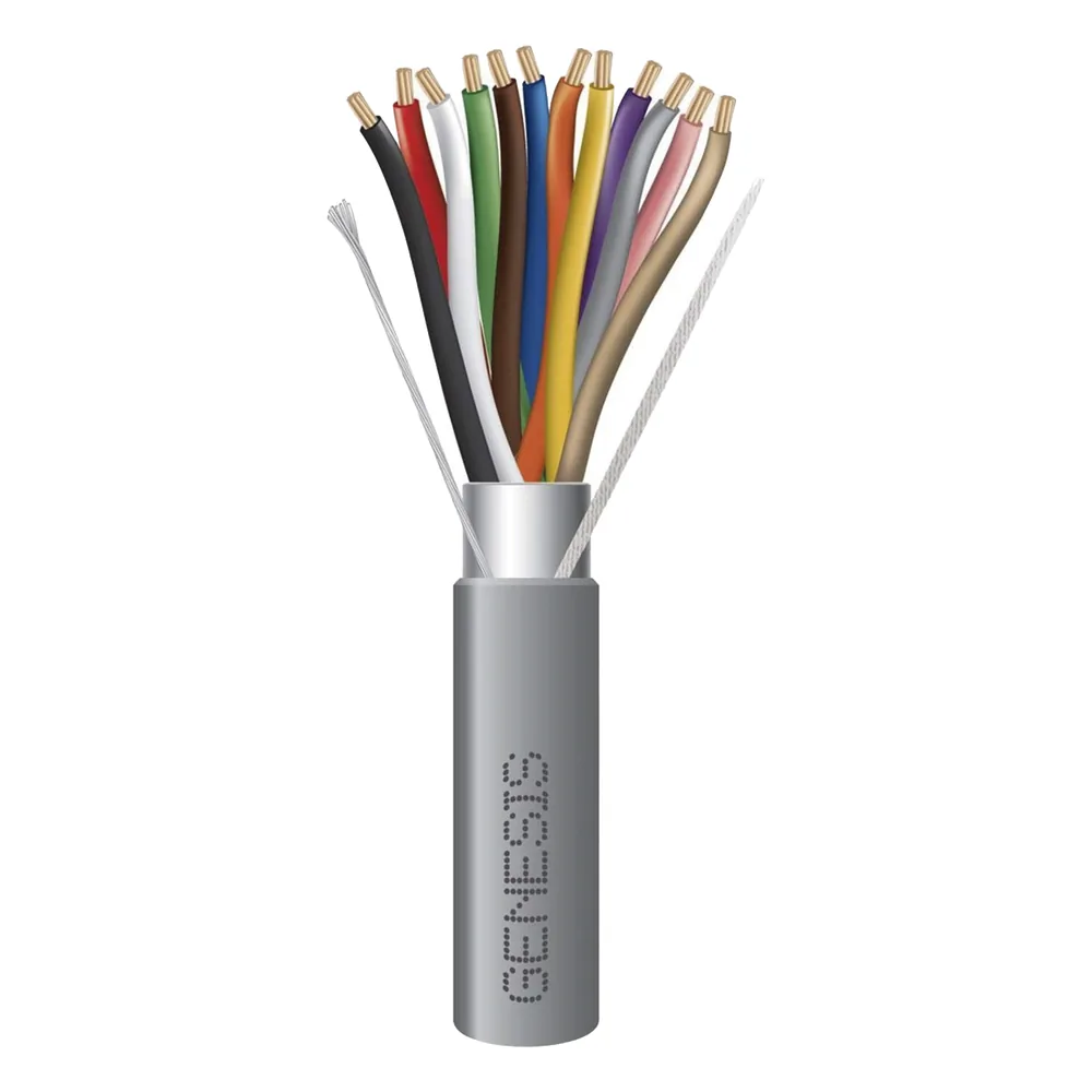 Bobina de 305 m (1000 ft) / Cable para Alarma 12x22 AWG / Riser CMR-CL3R-FPLR / Gris