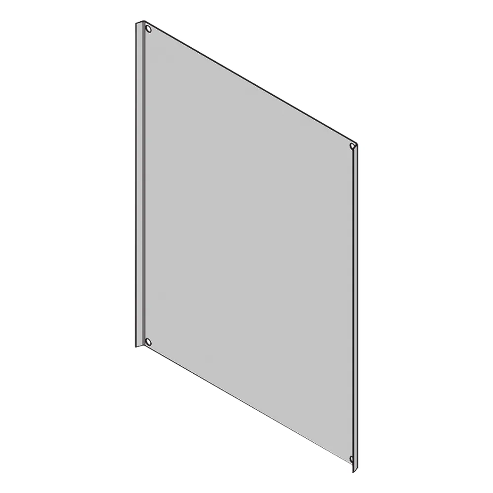 Placa Interior Trasera Metálica para Gabinete TXG-0149
