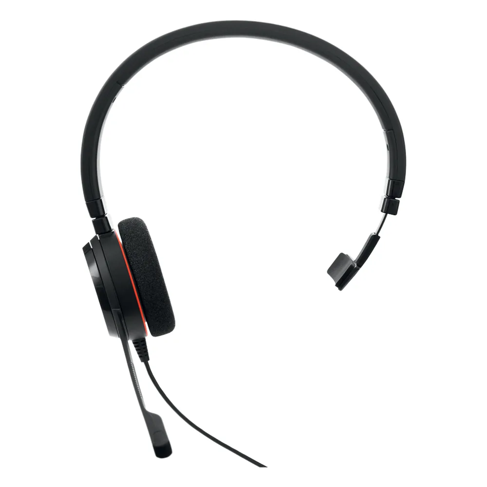 Jabra Evolve 20 Mono con conexión USB, micrófono con cancelación de ruido de última generación, configuración Plug and Play, Certificación Microsoft Teams (4993-823-109)