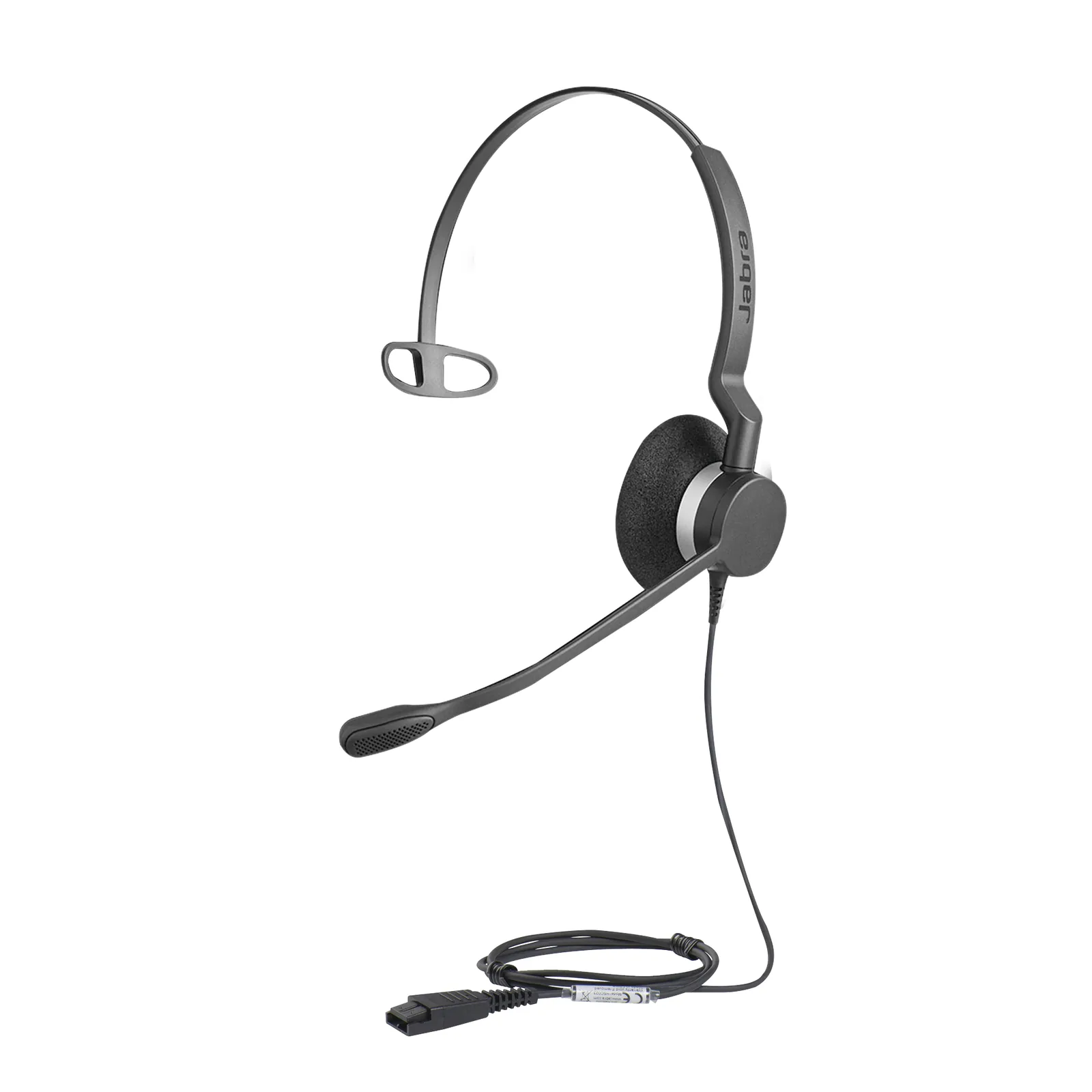 Diadema / Auricular Jabra Biz 2300 Mono / QD / Ultra Resistente / Brazo 360° / Contact Center (2303-820-105)