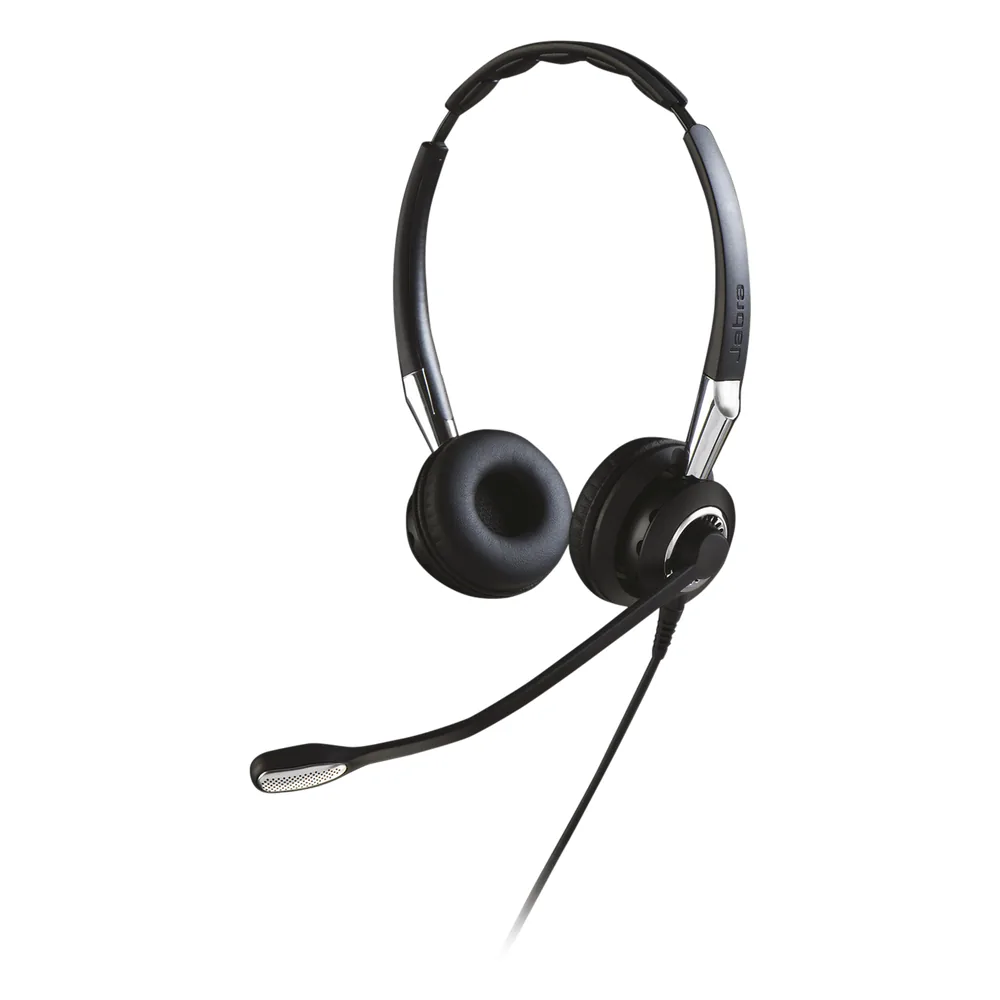 Diadema / Auricular Jabra Biz 2400 Duo / QD / 40% Más Ligero / Cancelación de Ruido / Contact Center (2409-820-205)