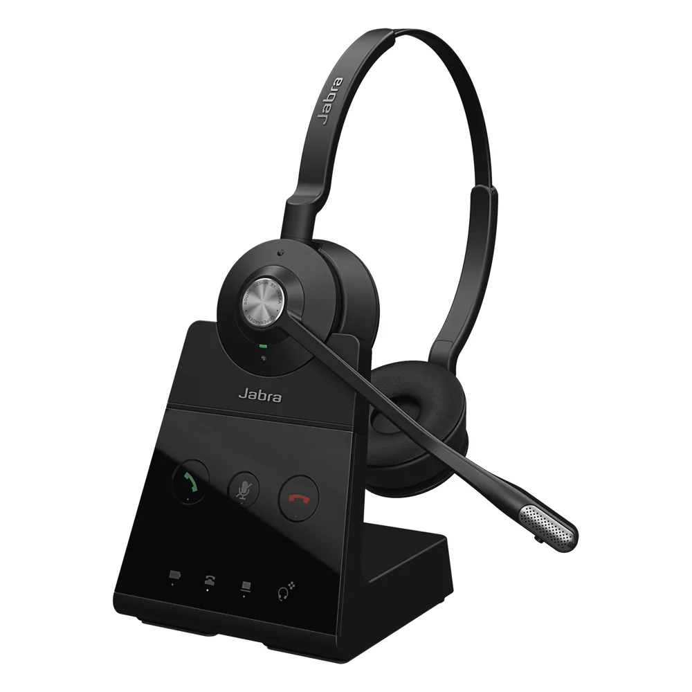 Engage 65 stereo con conexión DECT y USB, ideal para entornos con necesidad de seguridad o de mucha densidad (9559-553-125)