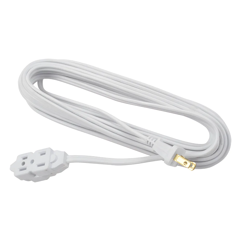 Extensión Eléctrica Doméstica de 6 metros / 127 V CA 8 A Máximo / Color Blanco.
