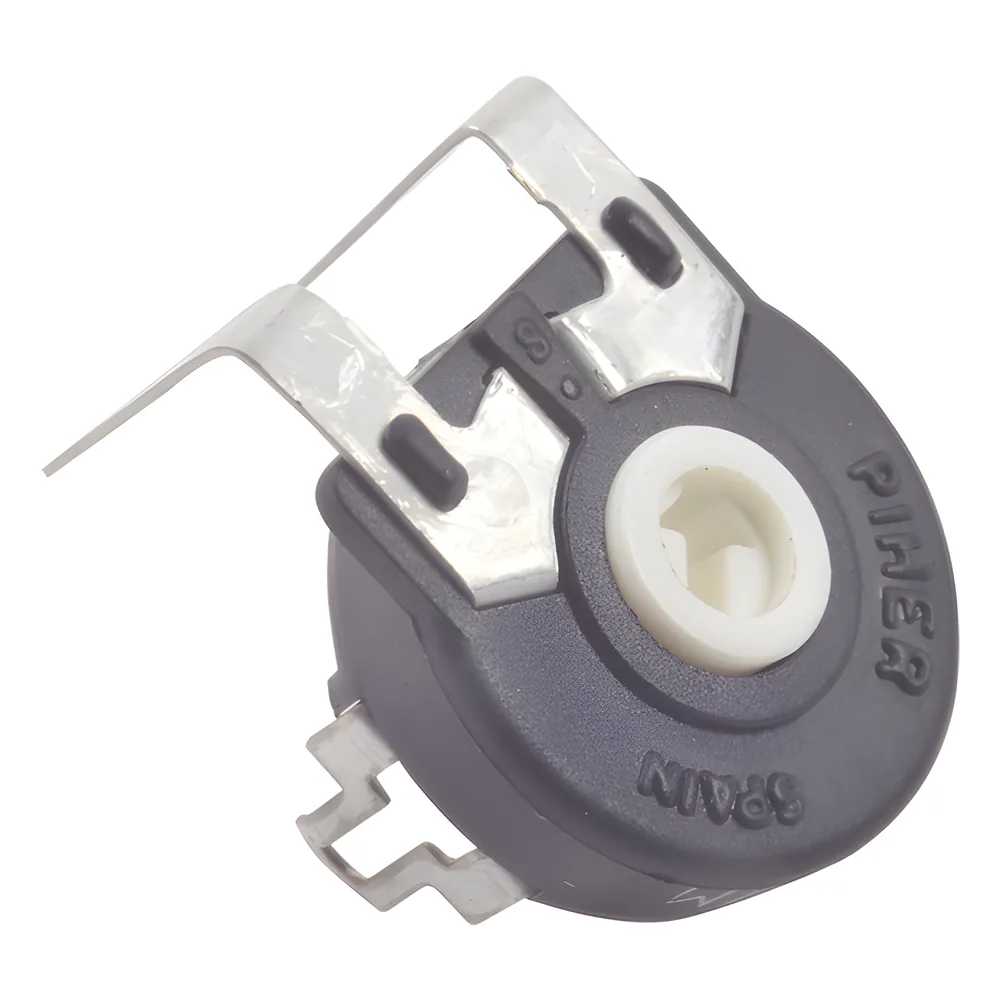 Potenciómetro de Carbón de 10 k Ohm, 0.25 Watt 15 mm Ajuste Vertical.
