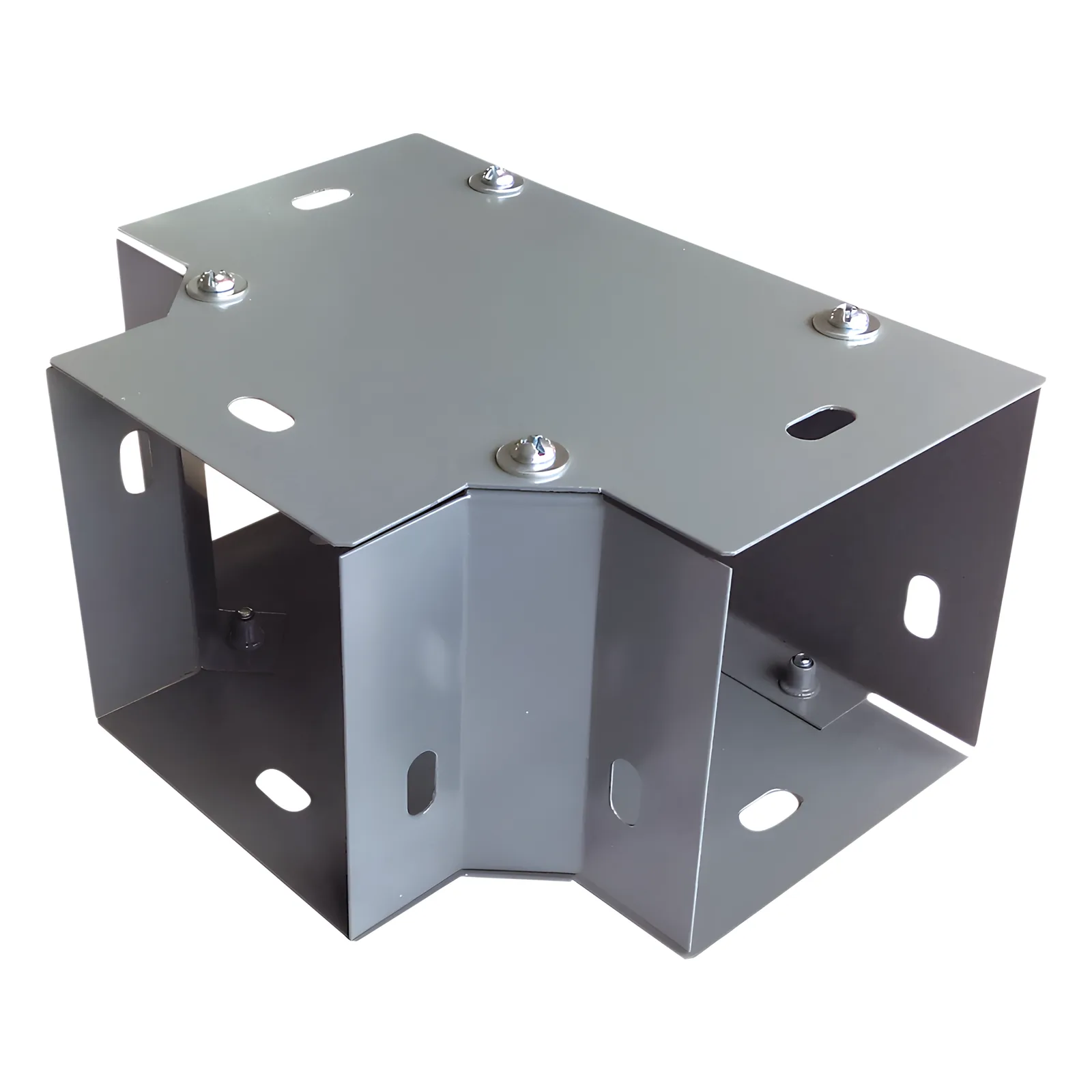 Derivación "T" horizontal 65 x 65 mm, fabricado en lámina de acero al carbón
