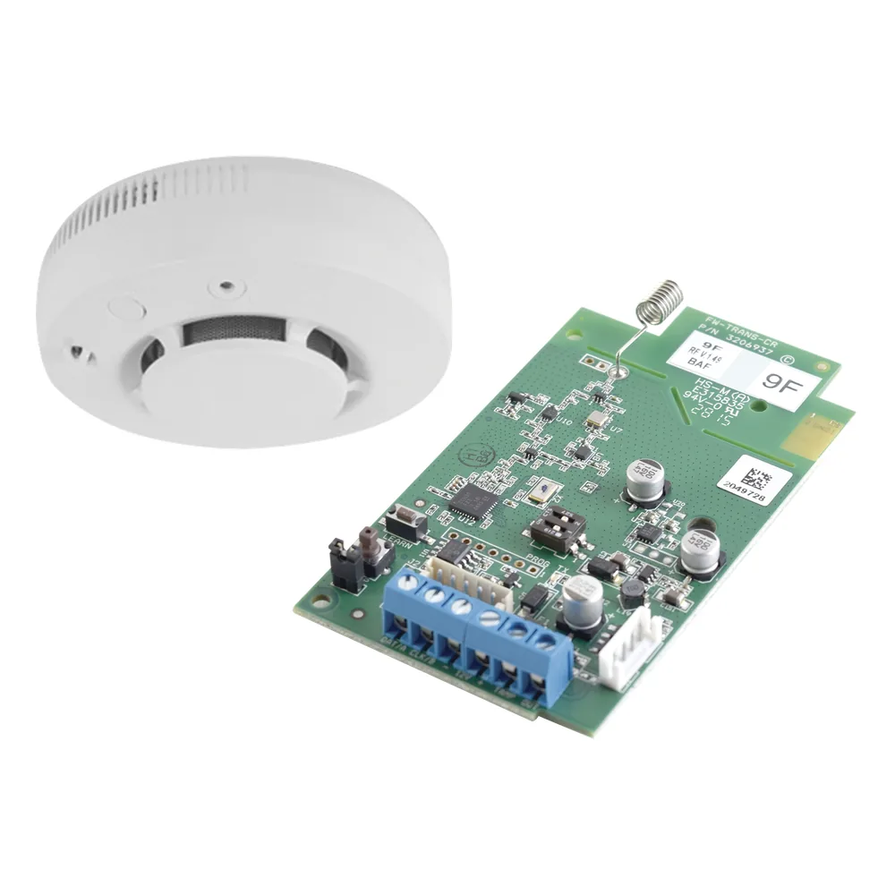 Kit de transceptor inalámbrico y detector de humo inalámbrico para sistema de alarma Runner