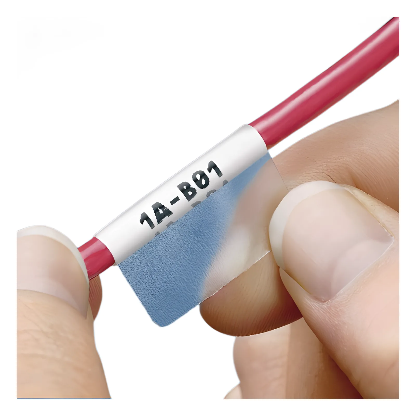 Hojas con 1000 Etiquetas Auto-Laminadas para Impresora Láser/Inyección de Tinta, para Cables de 6.1 a 12.2 mm de Diámetro (8 - 4 AWG)