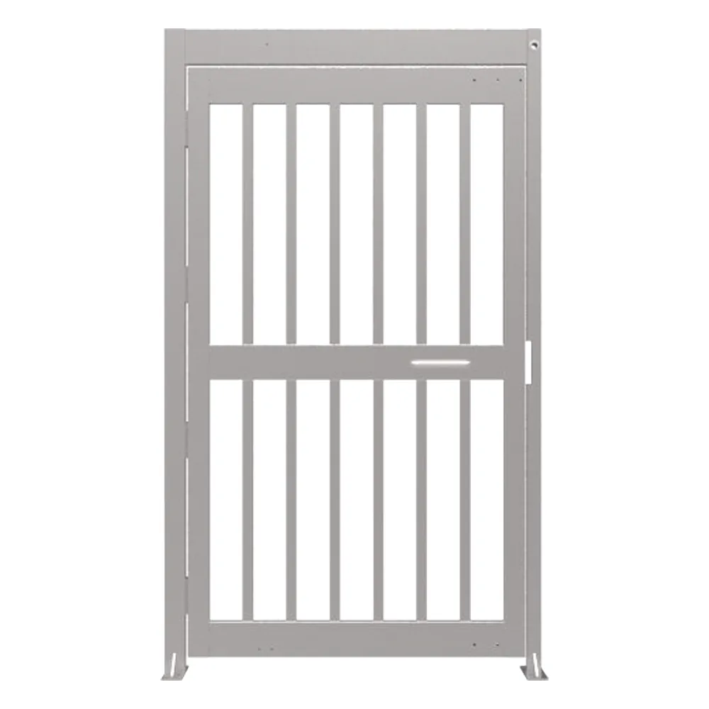 Puerta de Alta Seguridad de Cuerpo Completo Acabado en Acero Inoxidable