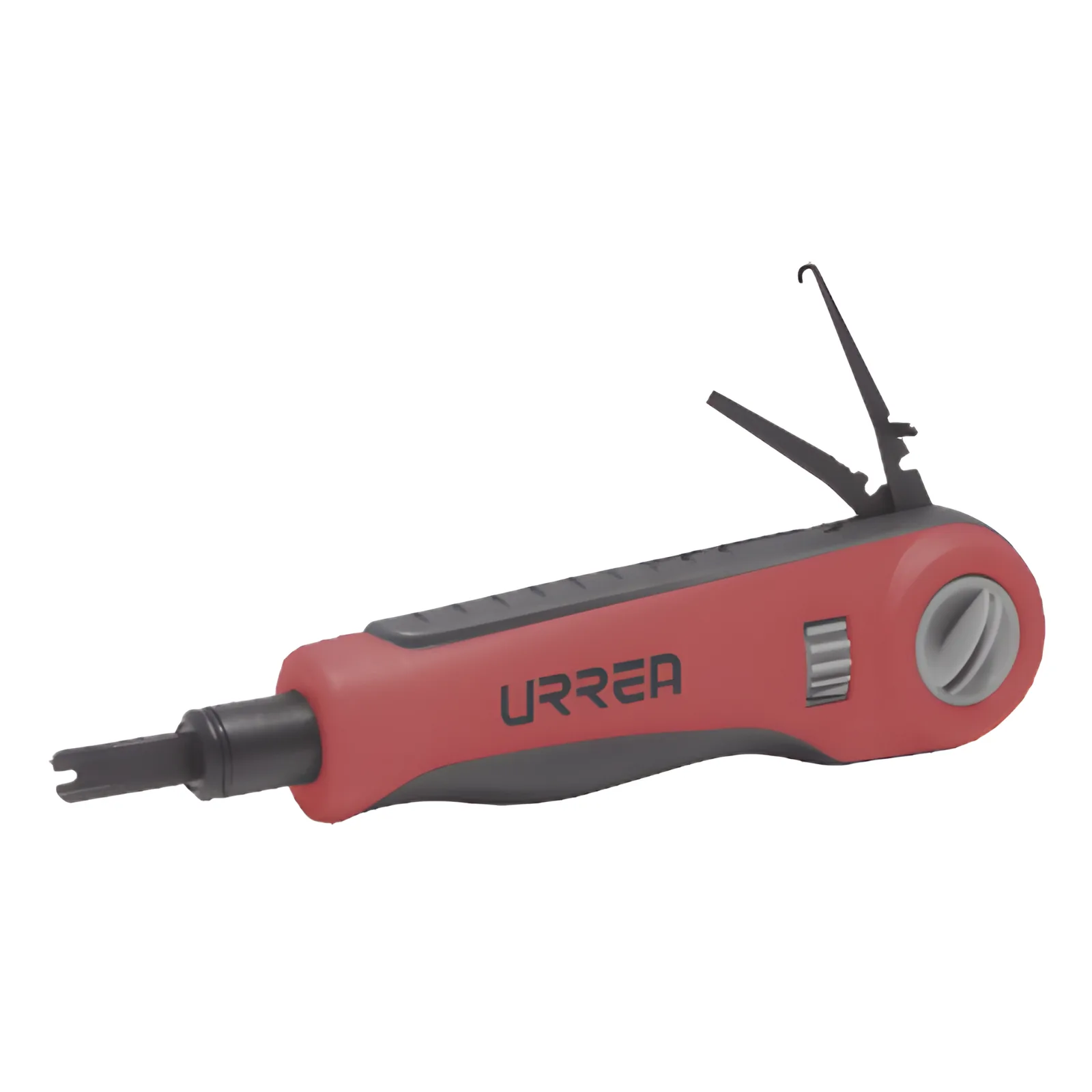 Ponchadora de Impacto con Cuchillas Tipo 66, 88 y 110, incluye gancho y extractor de cable.