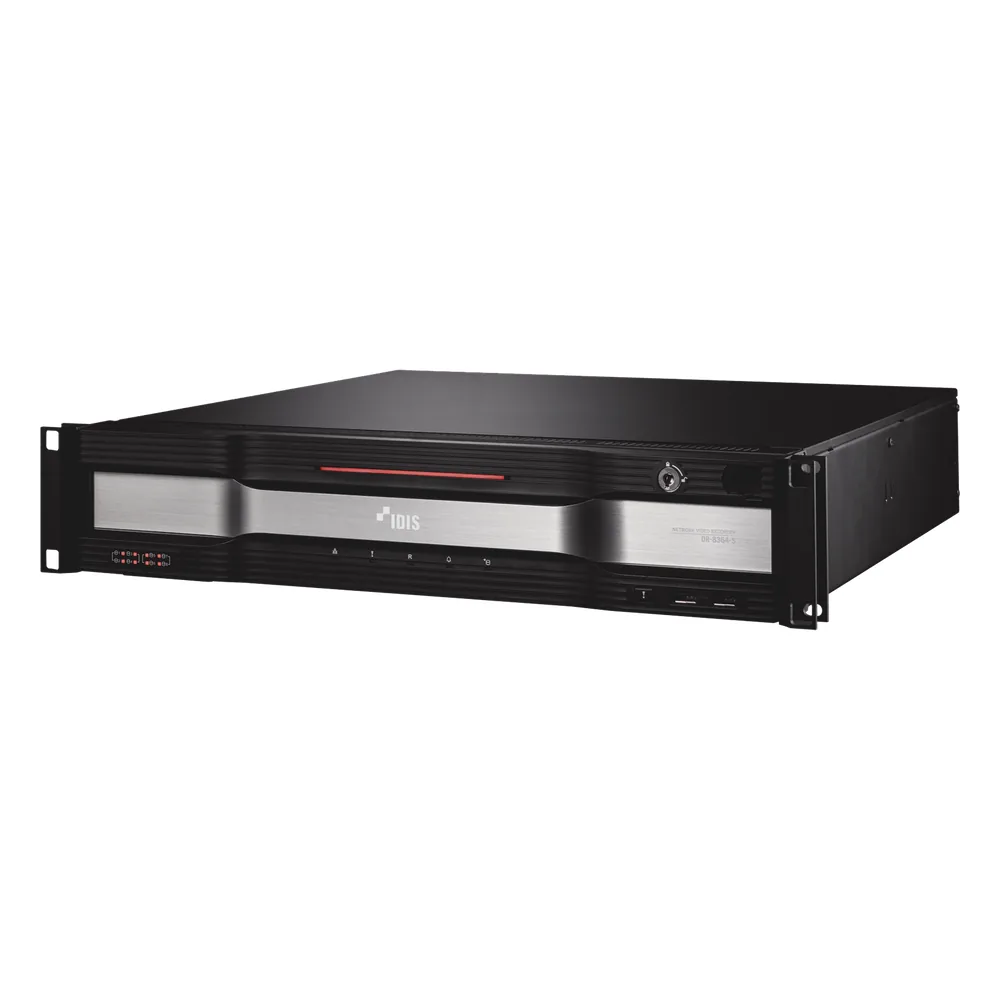 FAILOVER para NVR IDIS 4K UHD | 64CH H.265 | FailOver | Transmisión con 2 Puertos de Fibra Optica inter-construido |