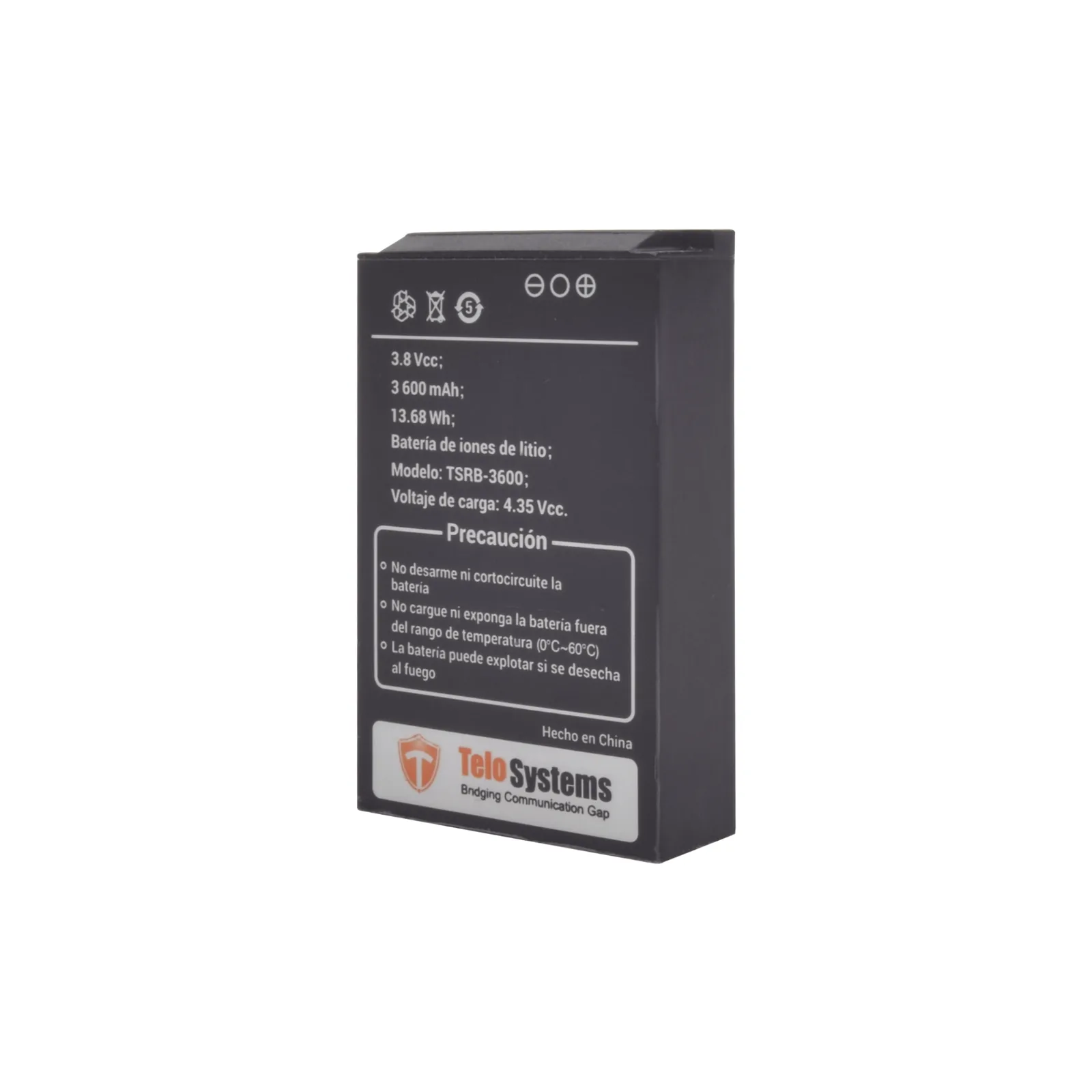 Batería de Li-Ion Para Radios TE580PLUS Telo Systems