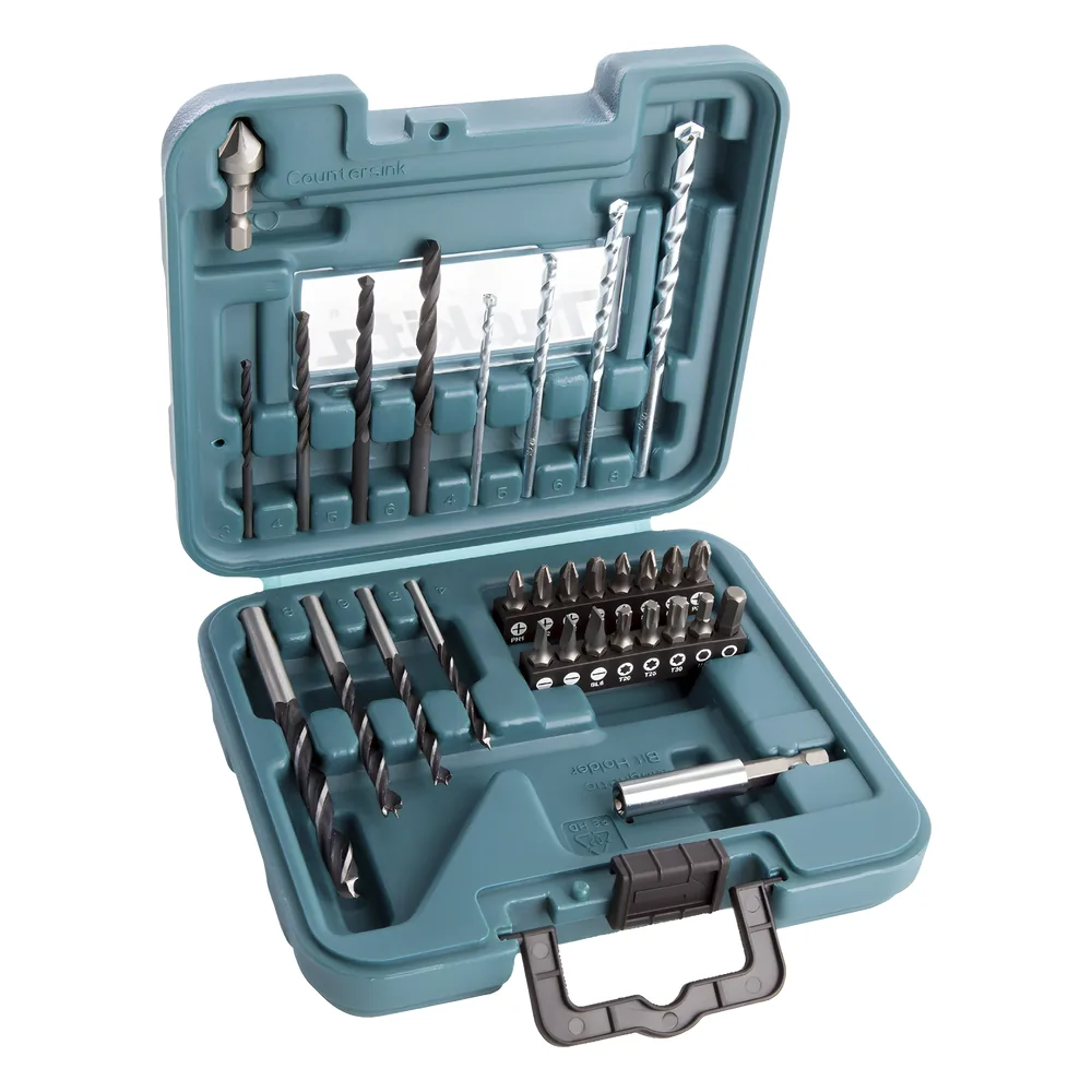 Juego de accesorios multipropósito 30 piezas para metal, concreto, madera y puntas para atornillar