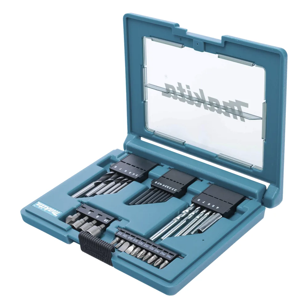 Juego de accesorios multipropósito 33 piezas estuche tipo tablet.