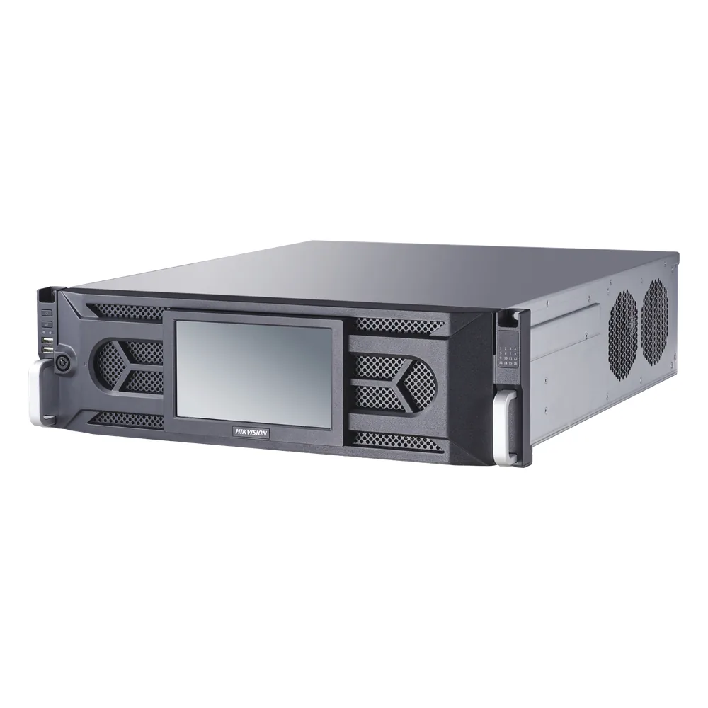 NVR 12 Megapixel (4K) / 64 Canales IP / 16 Bahías de Disco Duro / 4 Tarjetas de Red / RAID con Hot Swap / Reconocimiento Facial