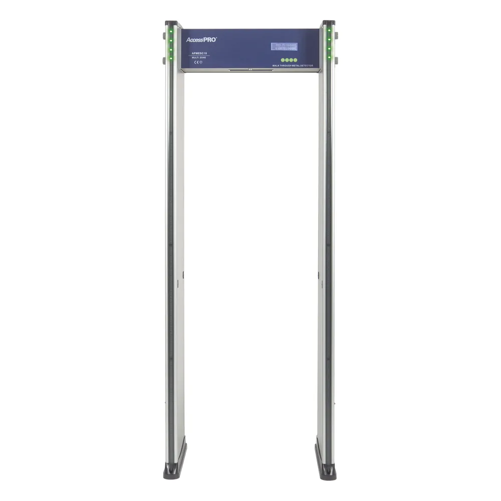 Detector de Metales de 18 zonas/ Uso en Interior/Programación con Control Remoto / Contador de Personas