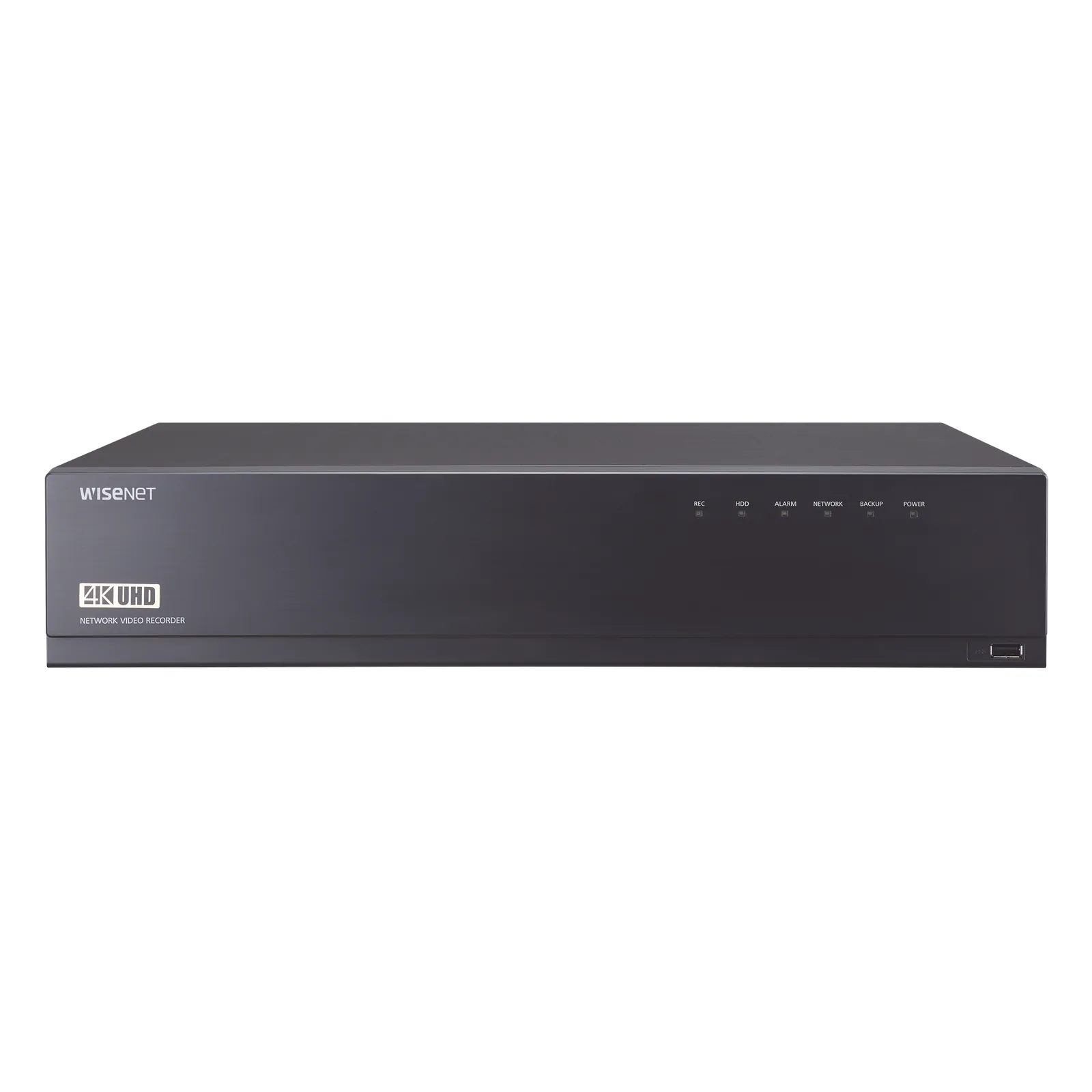NVR de 16 canales / 12MP / Hasta 4 Discos Duros (Incluye 32TB) / Switch PoE+ 16 puertos / Wisenet P2P / H.265 & WiseStream