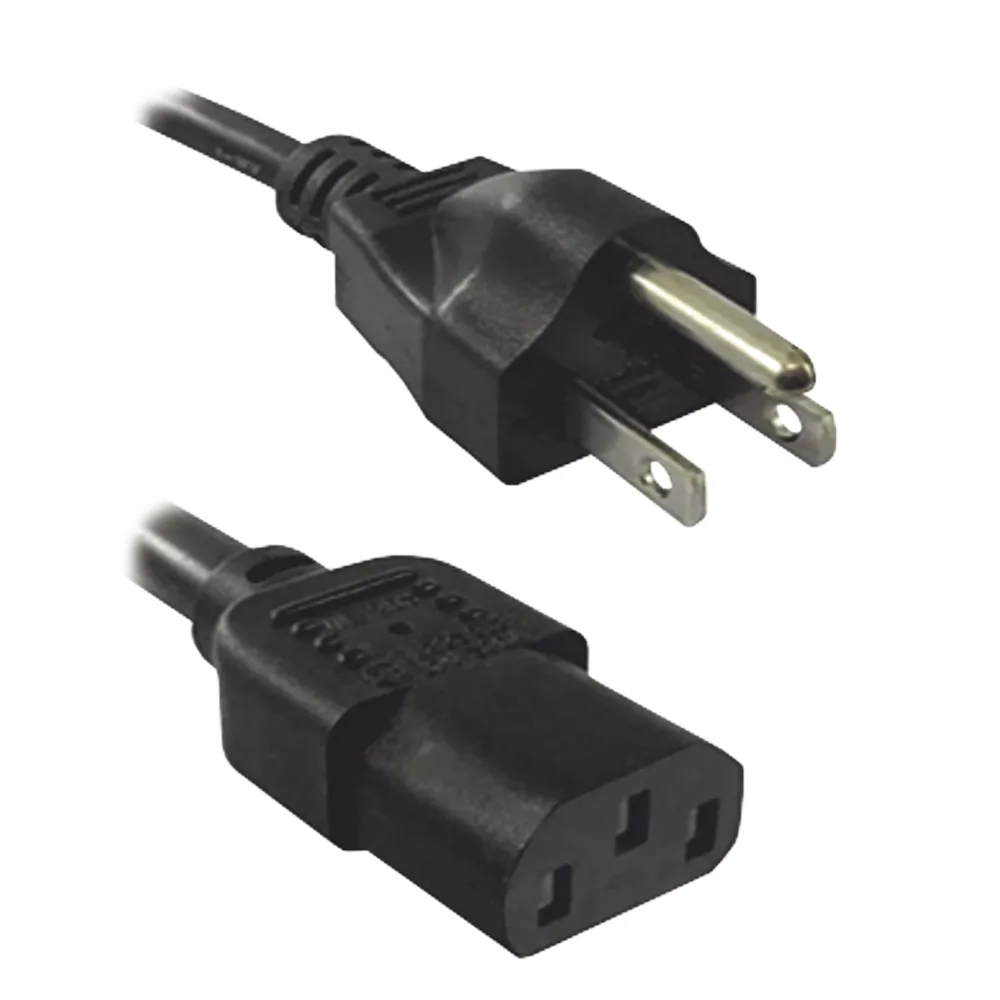 Cable de Poder para Contacto Empotrable TH-CDE-USB-N, 10 A, 125 V