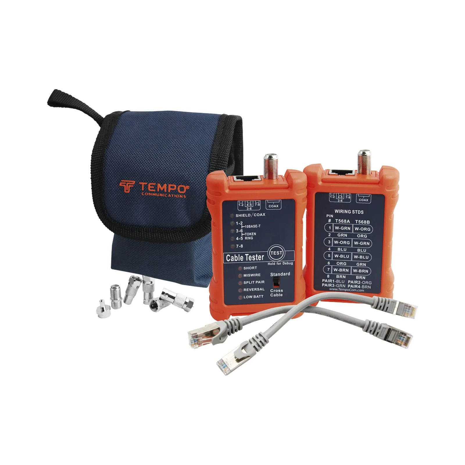 Tester Profesional para Mapeo de Cables de Red/Coaxiales