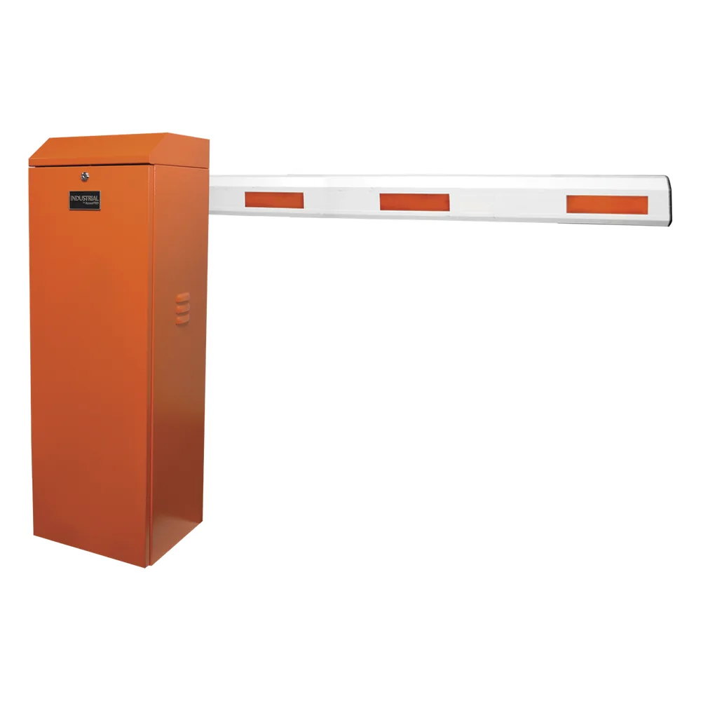 Kit de Barrera Vehicular Derecha Color Naranja y Brazo Ajustable de 3.6 a 5.5 m