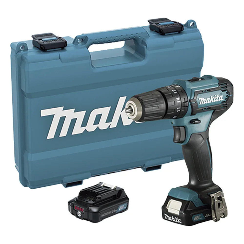 Taladro Combinado de 12Vcc, con tecnología CXT, (Incluye 2 Baterías y Cargador Rápido, Maletín plástico).