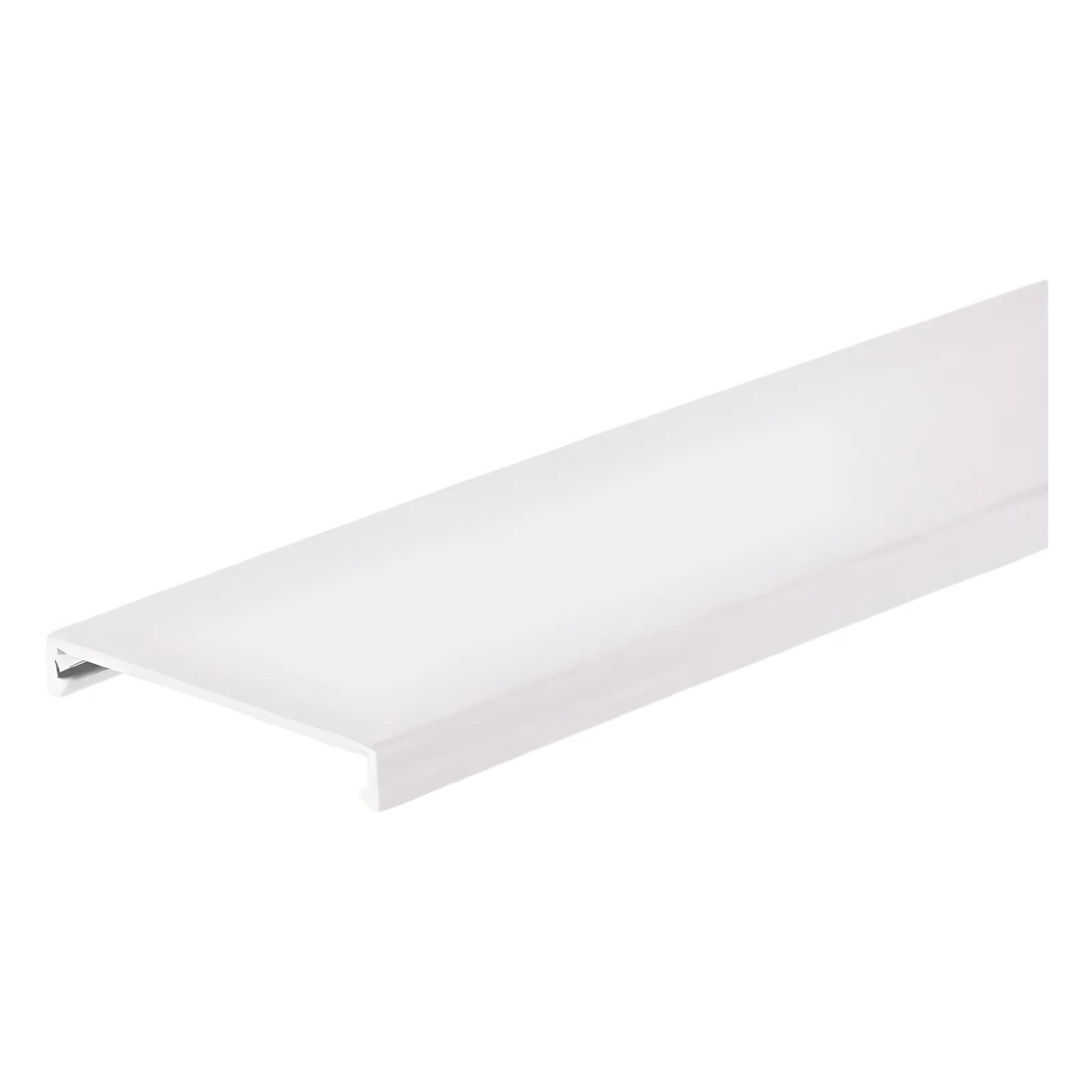 Tapa para Canaleta Ranurada, de 31.8 mm de Ancho, 1828.8 mm de Largo, Color Blanco