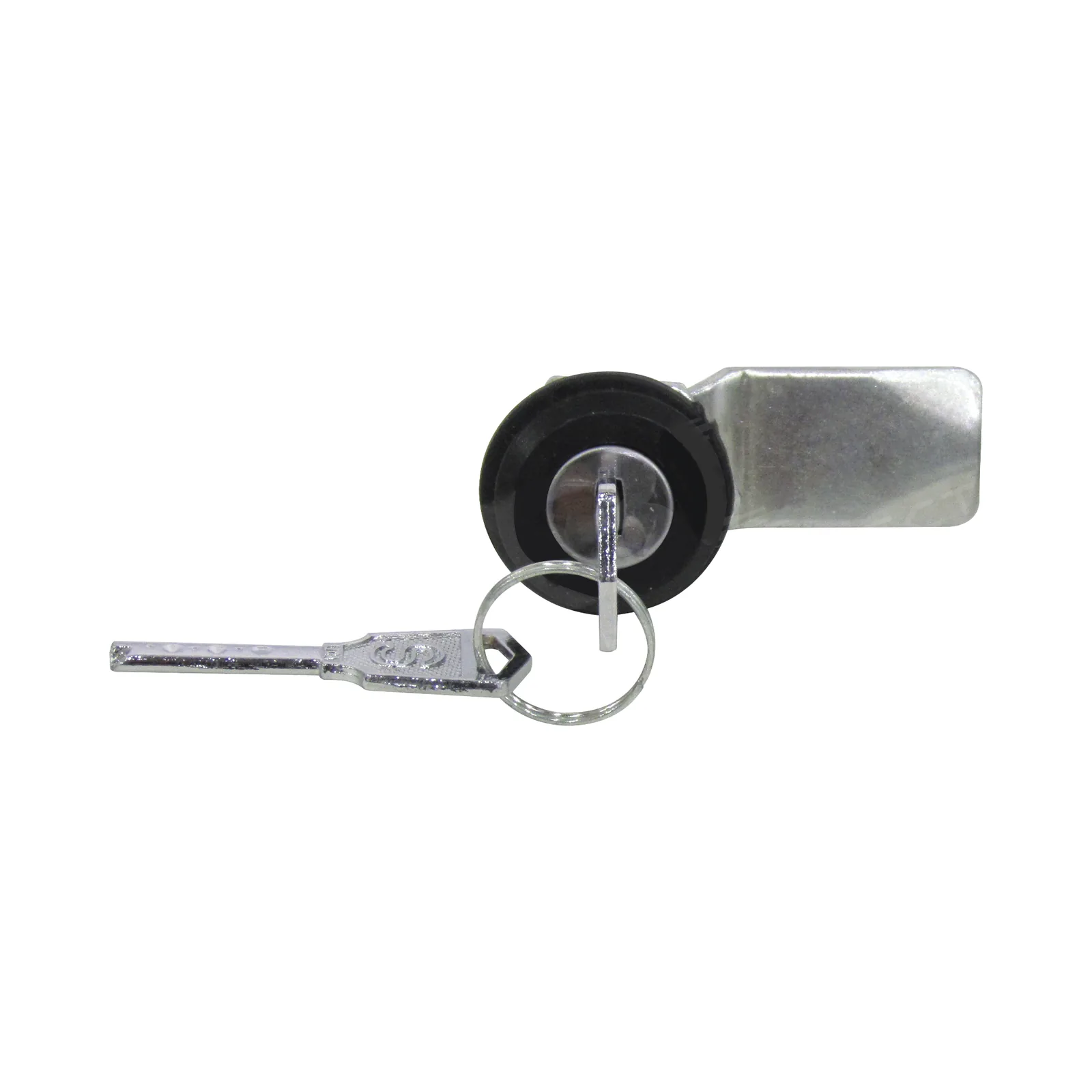 Cerradura con Paleta Metálica con 2 llaves para Gabinetes de Acero.