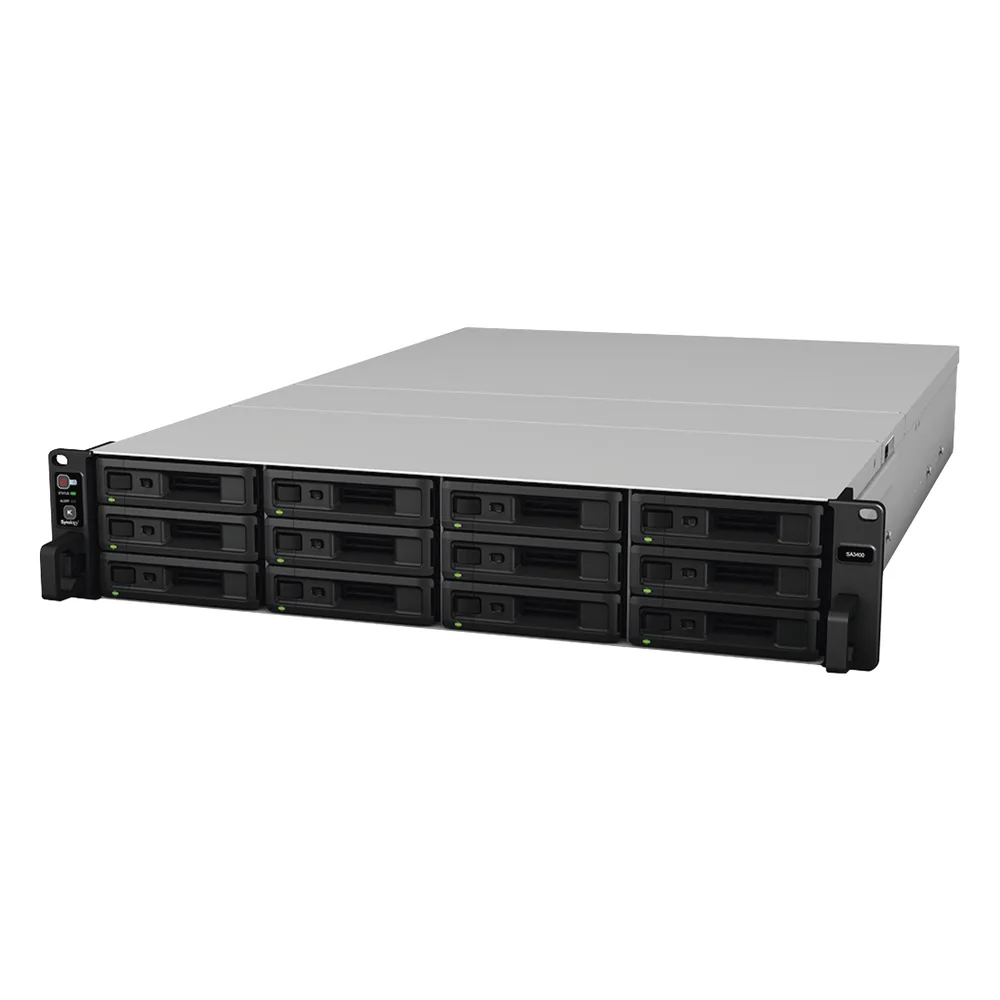 Servidor NAS para rack de 12 bahías / Expandible hasta 180 bahías / Hasta 1,536 TB