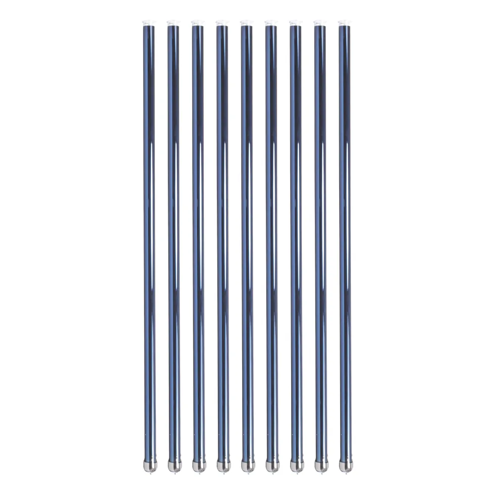 Set de 9 Tubos de Vacío de Vidrio Para Boiler Solar