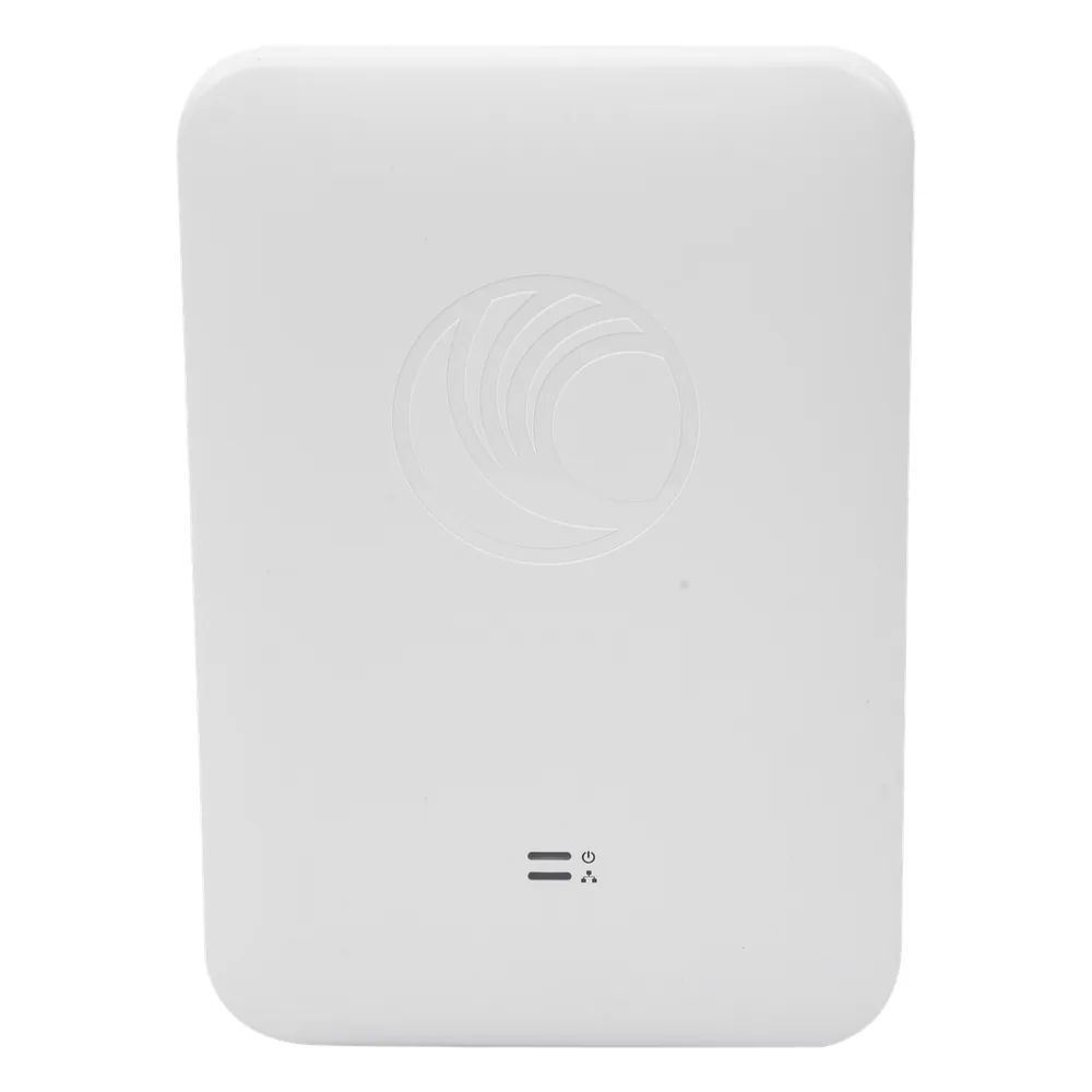 Access Point WiFi cnPilot e500 para exterior, IP67 grado industrial, Filtros para coexistencia con redes LTE, doble banda, antena omidireccional y puerto PoE secundario