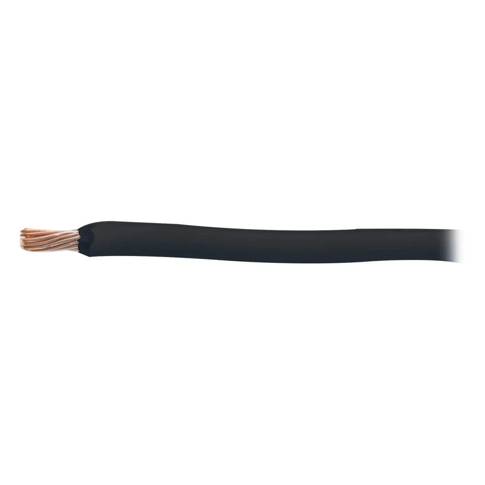 Cable de Cobre Recubierto THW-LS Calibre 1/0 AWG 19 Hilos Color Negro ( Venta por Metro )